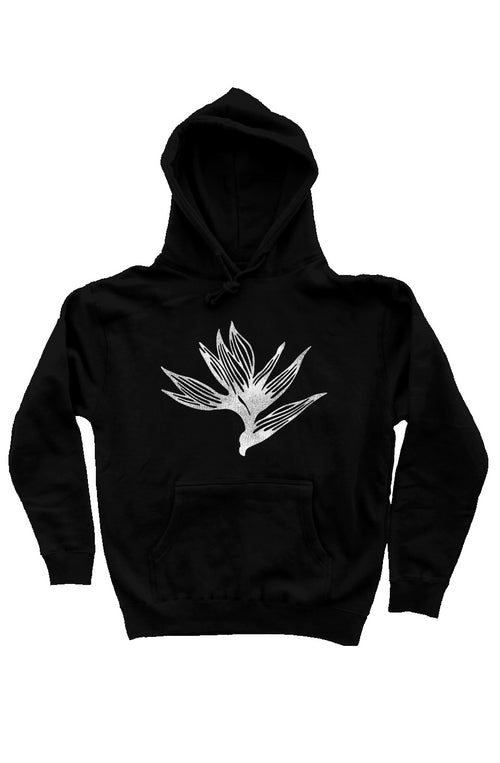 Bird of Paradise Hoodie - BLK/WHT